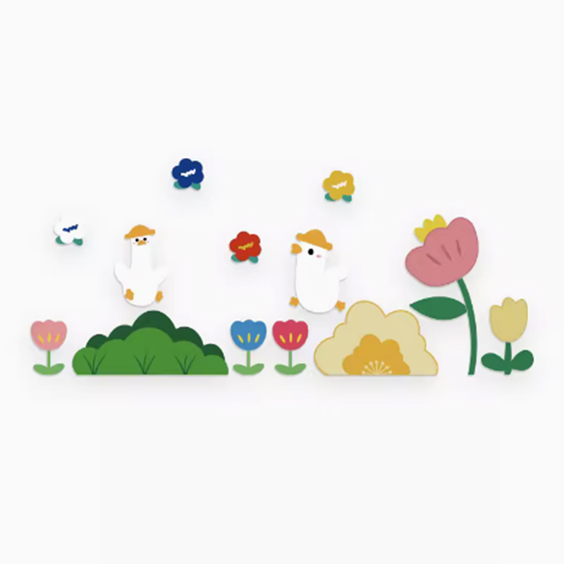 小黄鸭幼儿园环创主m题墙面装饰半成品环境布置材料楼梯走廊文化