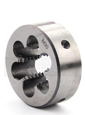 板牙手动螺纹套丝园扳牙圆形板牙qM30M336M39M42M45M48M52x5*1M30