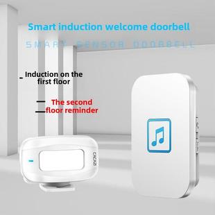 门铃感应器叮咚分体式语音进门感应器迎宾器超市门口店门来客提醒
