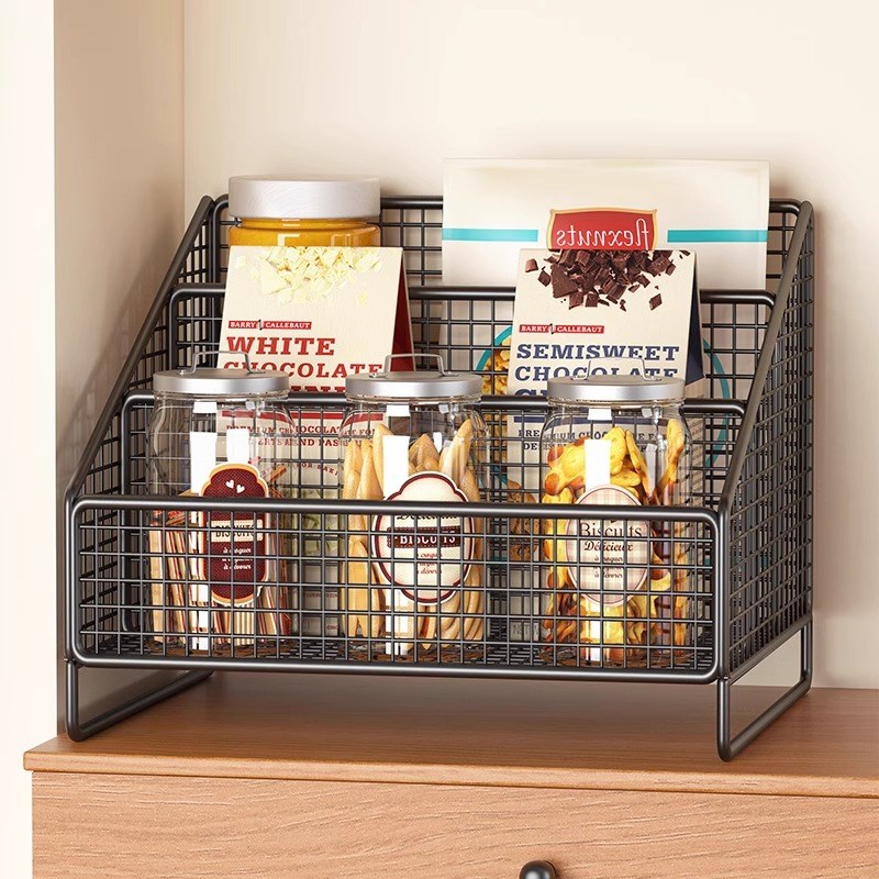 调料置物架厨房用品收纳架家用杯架台面I多功能调味品分格储物架
