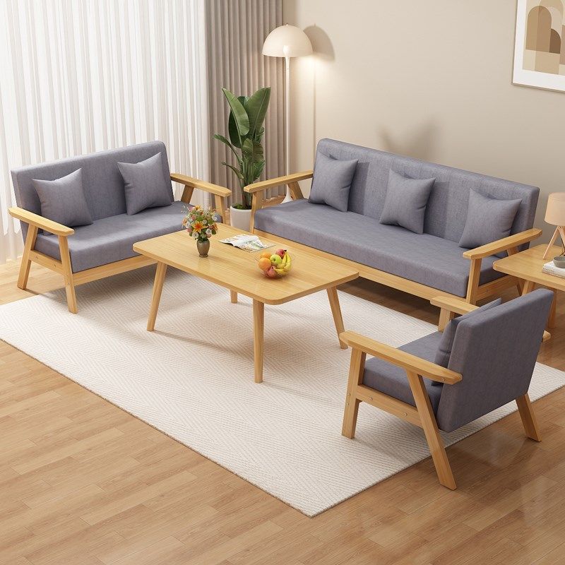 布艺沙发客厅20j24新款家用简易公寓双人沙发小户型出租房单人沙