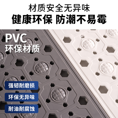 浴室防滑防水防摔全铺脚垫地垫淋浴洗澡化妆L室厕所门口镂空隔水
