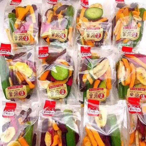 综合果蔬脆混合装果蔬干脱水即食水果干蔬菜脆片网红休闲零食批发