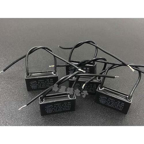 0.5UF 450VAC 风扇启动电容 450VAC0.5UF 450V CBB61 吊扇电风扇