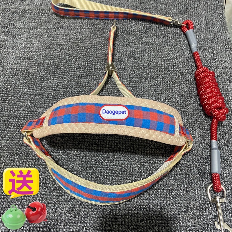狗狗牵引绳比熊狗绳子背心式胸背带小狗网红小型犬泰迪宠物遛狗绳