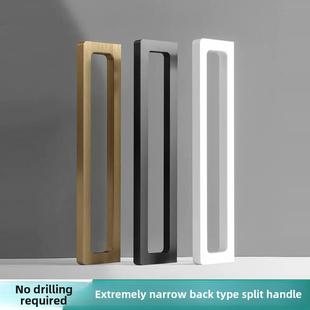 1635极窄门退回把手滑动门把手滑动门扣厨房门把手玻璃门把手不干