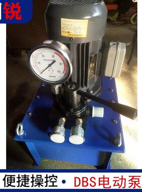 供应按需定制DBS小型电动试压泵单作用双作用手动阀液压电动泵站