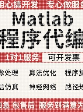 matlab代码帮做代编程电气彷真覆现通信图像处理深度学习神经网络