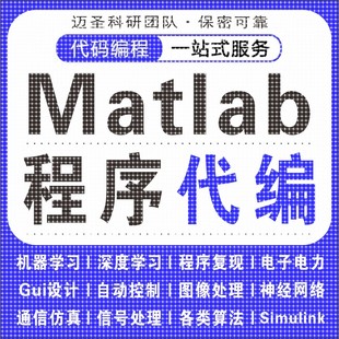 matlab代码帮做覆现彷真问题解决simulink建模代做答疑程序代编