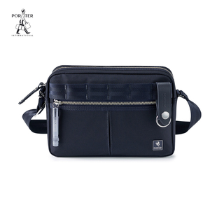 Porter InternationalNEW HEAT尼龙手电斜挎包银扣男士潮包百搭款