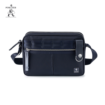 NEWHEAT尼龙手电斜挎包银扣