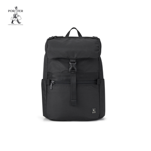 Porter International翻盖都市通勤后背包男士电脑包双肩背包大包