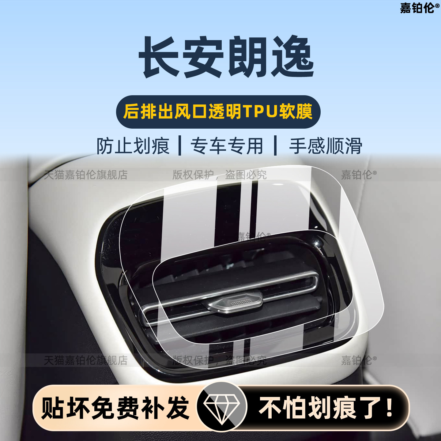 26款长安逸动第四代内饰保护膜