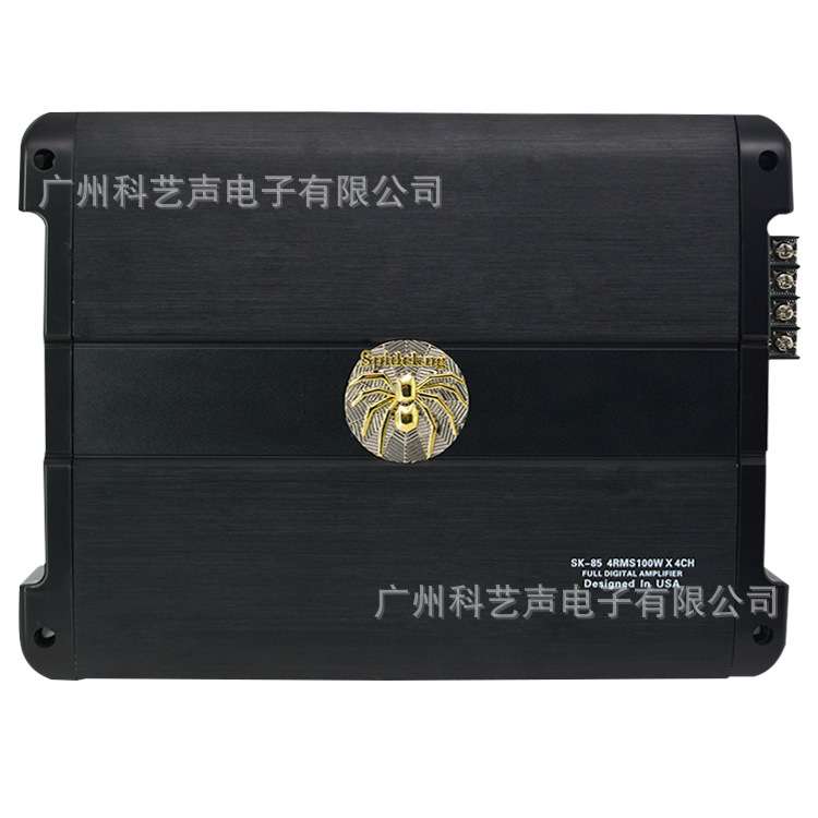 汽车音响功放 蜘蛛 车载四路功放 大功率功放板 喇叭功放4x100W