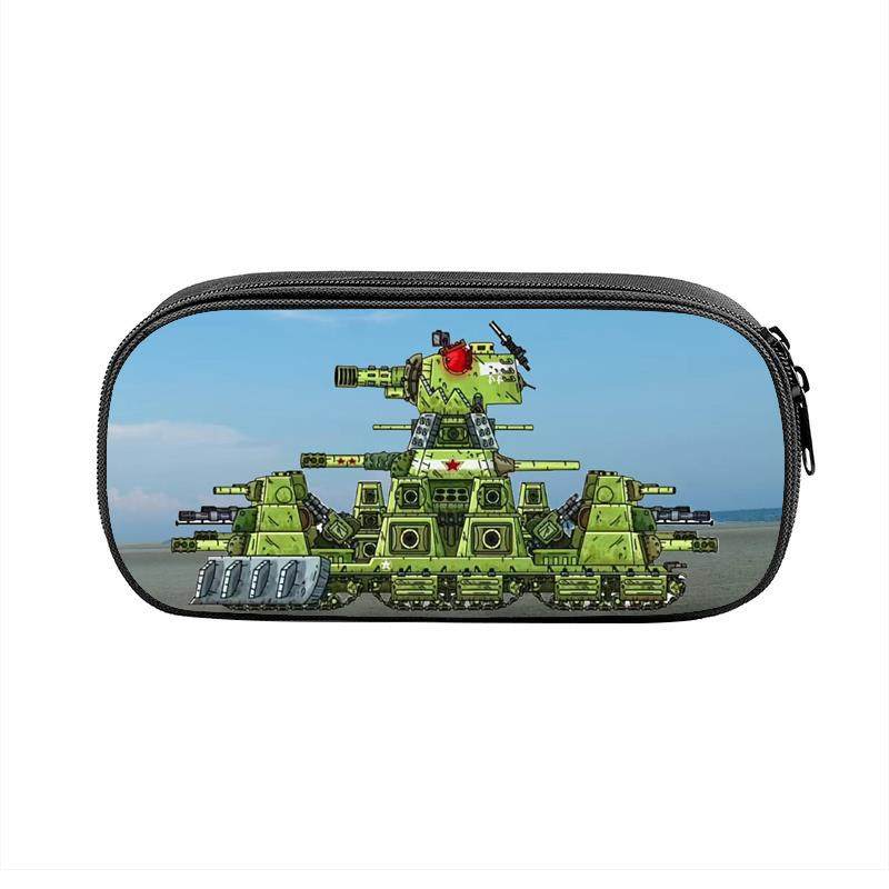 坦克图案小学生铅笔袋超酷的装甲战车小朋友文具盒军事迷男童笔袋