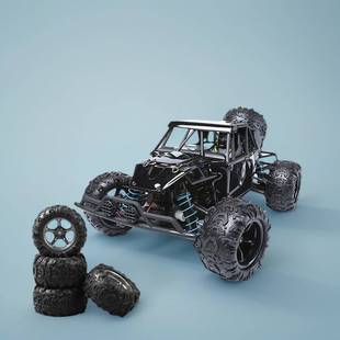 1:18 鹏翔RC遥控高速车9300系列配件轮胎差速器舵机车壳无刷电机