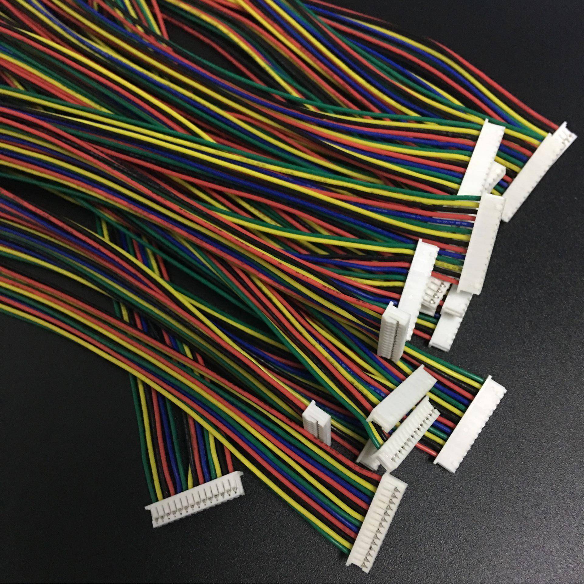 1.25mm间距端子线 连接线排线14P 长10CM20CM30CM单头电子线28awg