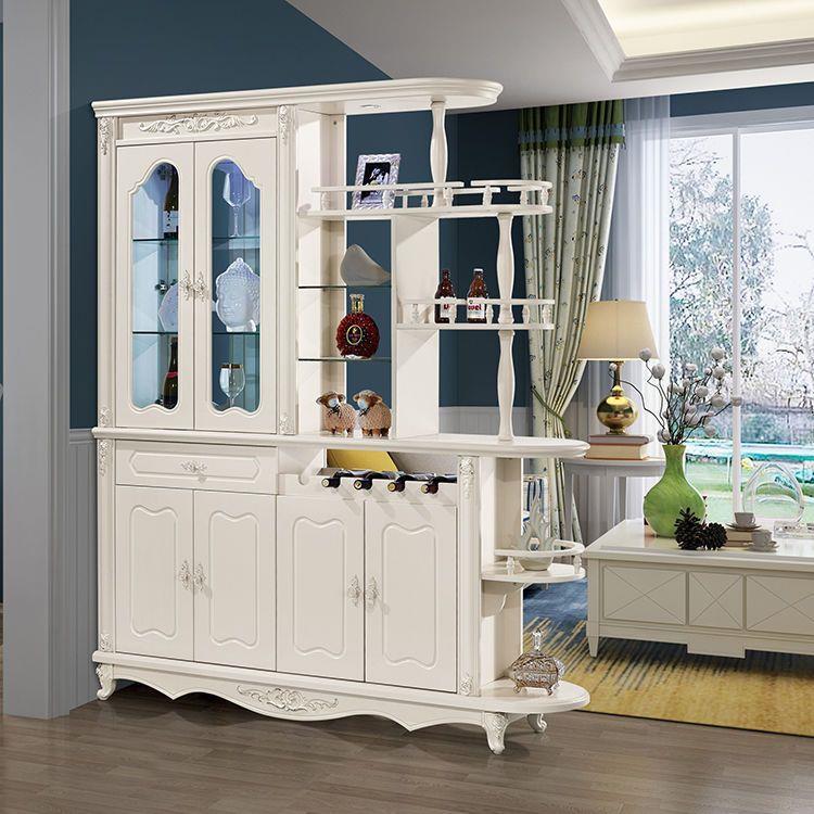 进门欧式玄关柜酒柜客厅隔断柜双面现代间厅柜屏风鞋柜门厅装饰柜