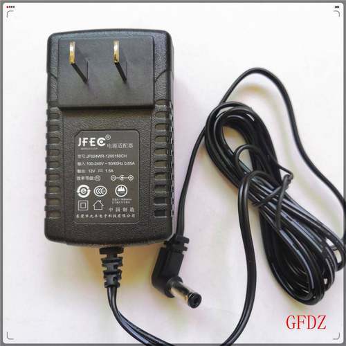 原装JFEC九丰12V1.5A电源配接器充电器电源线 线JF024WR-1200150CH