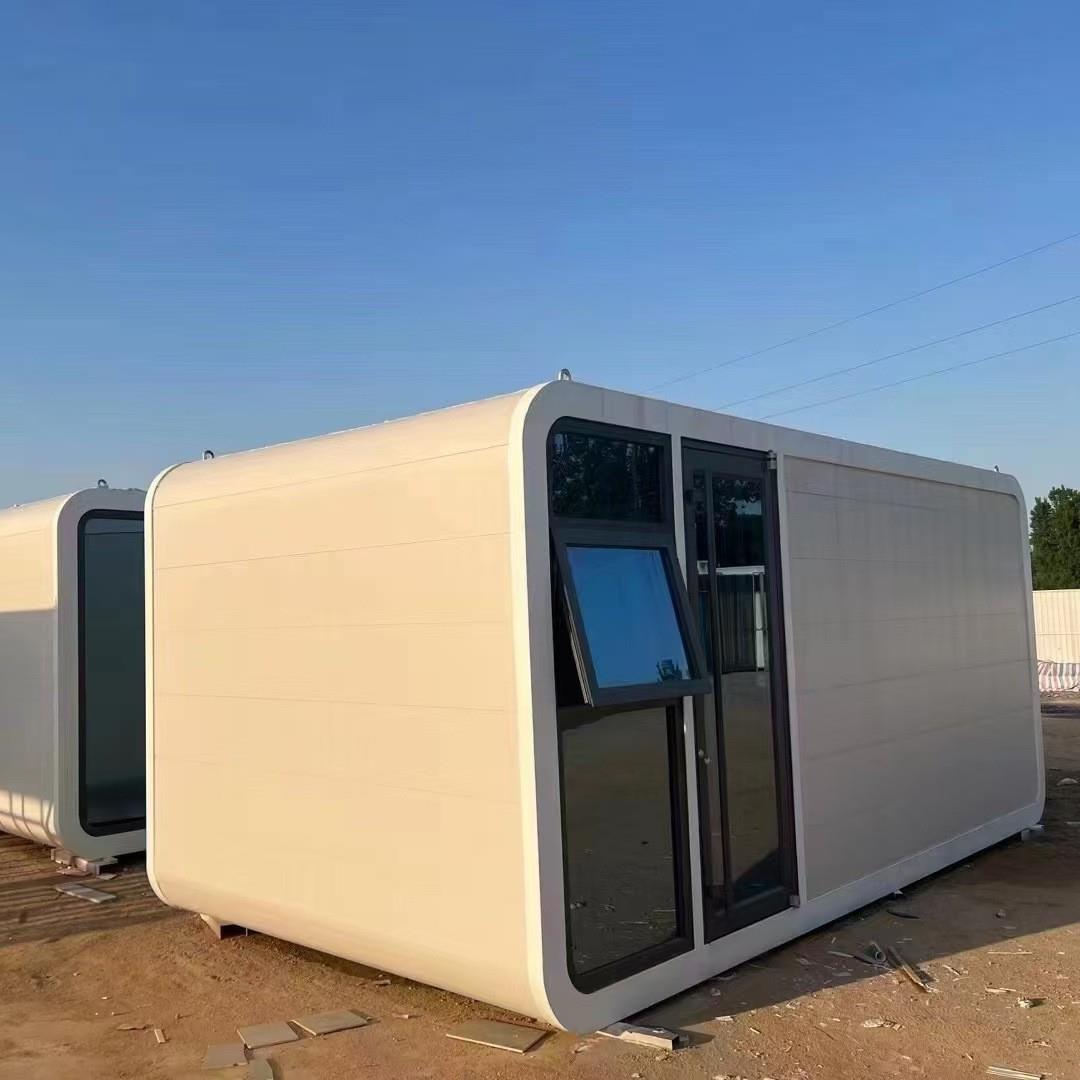 户外景区苹果舱星空房露营项目办公移动酒店苹果舱户外驿站苹果舱
