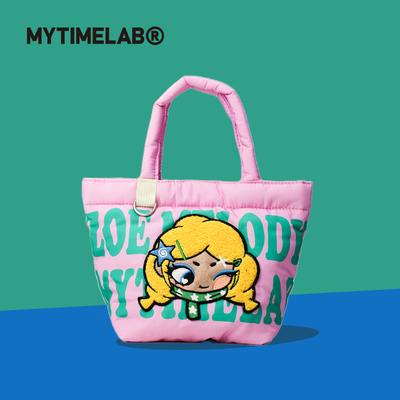 MYTIMELAB摩太潮玩ZOE甜心公主菜篮子手提包时尚秋冬休闲女款百搭