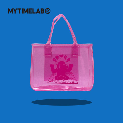 【特价】MYTIMELAB摩太潮玩Power星空冥想手提包透明轻便托特包袋