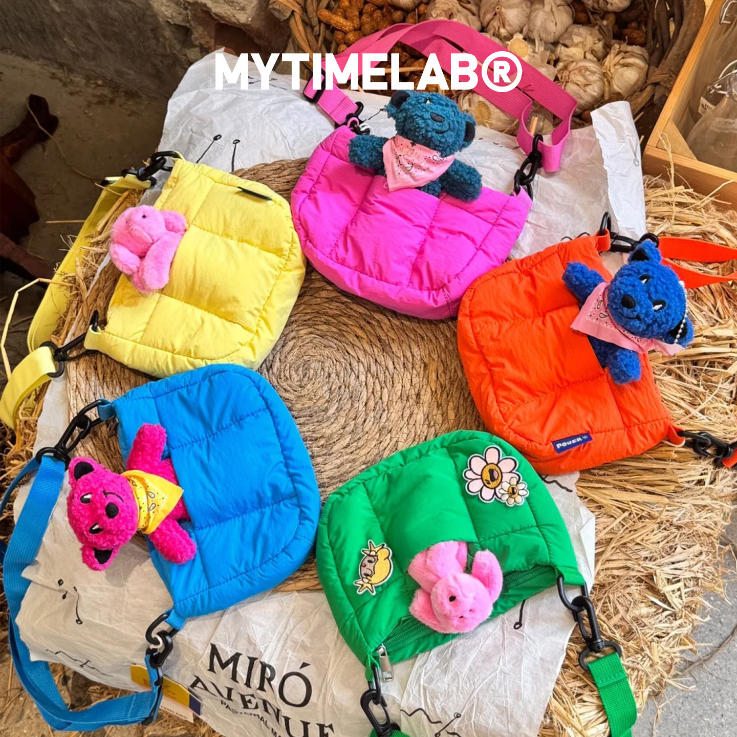 MYTIMELAB摩太潮玩PD小号斜挎邮差包百搭轻便通勤可爱单肩图片