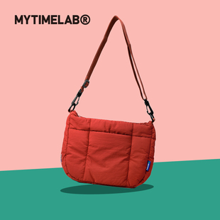 MYTIMELAB摩太潮玩PD大号斜挎邮差包百搭秋冬休闲轻便单肩通勤女