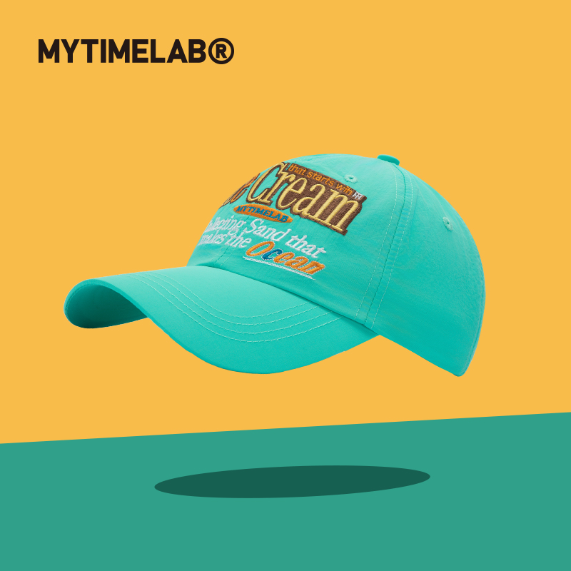 MYTIMELAB摩太潮玩MONITA棒球帽速干帽字母刺绣透气遮阳休闲软顶
