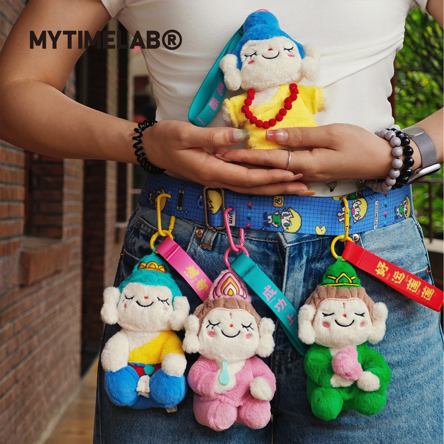 MYTIMELAB摩太潮玩TINYFOTO祈福毛绒挂件包饰品钥匙扣玩偶公仔