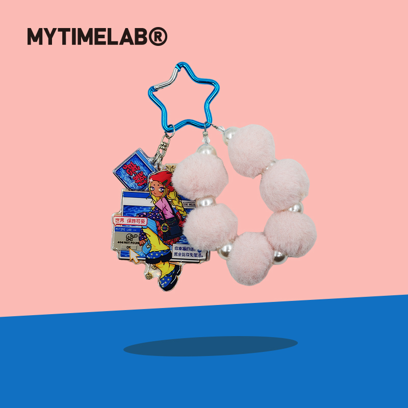 MYTIMELAB摩太潮玩ZOE404弹窗亚克力毛绒配饰星星包挂件百搭秋冬