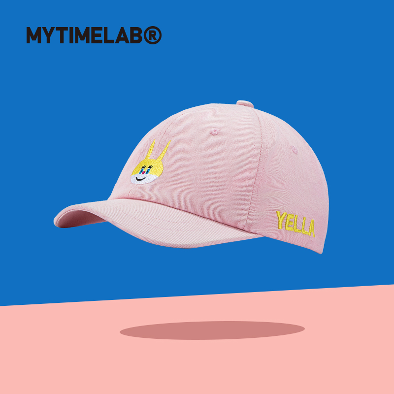 MYTIMELAB摩太潮玩刺绣棒球帽纯色鸭舌帽运动户外防晒卡通遮阳