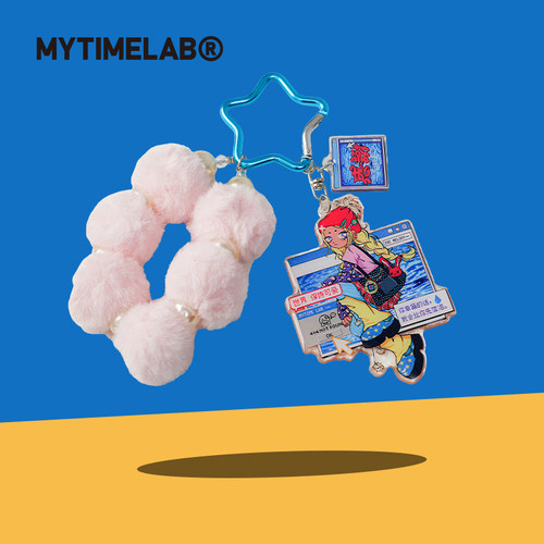 MYTIMELAB摩太潮玩ZOE404弹窗亚克力毛绒配饰星星包挂件百搭秋冬