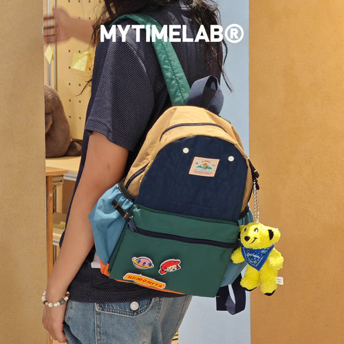 MYTIMELAB摩太潮玩MONITA炫彩大书包小学生儿童双肩成人男女背包