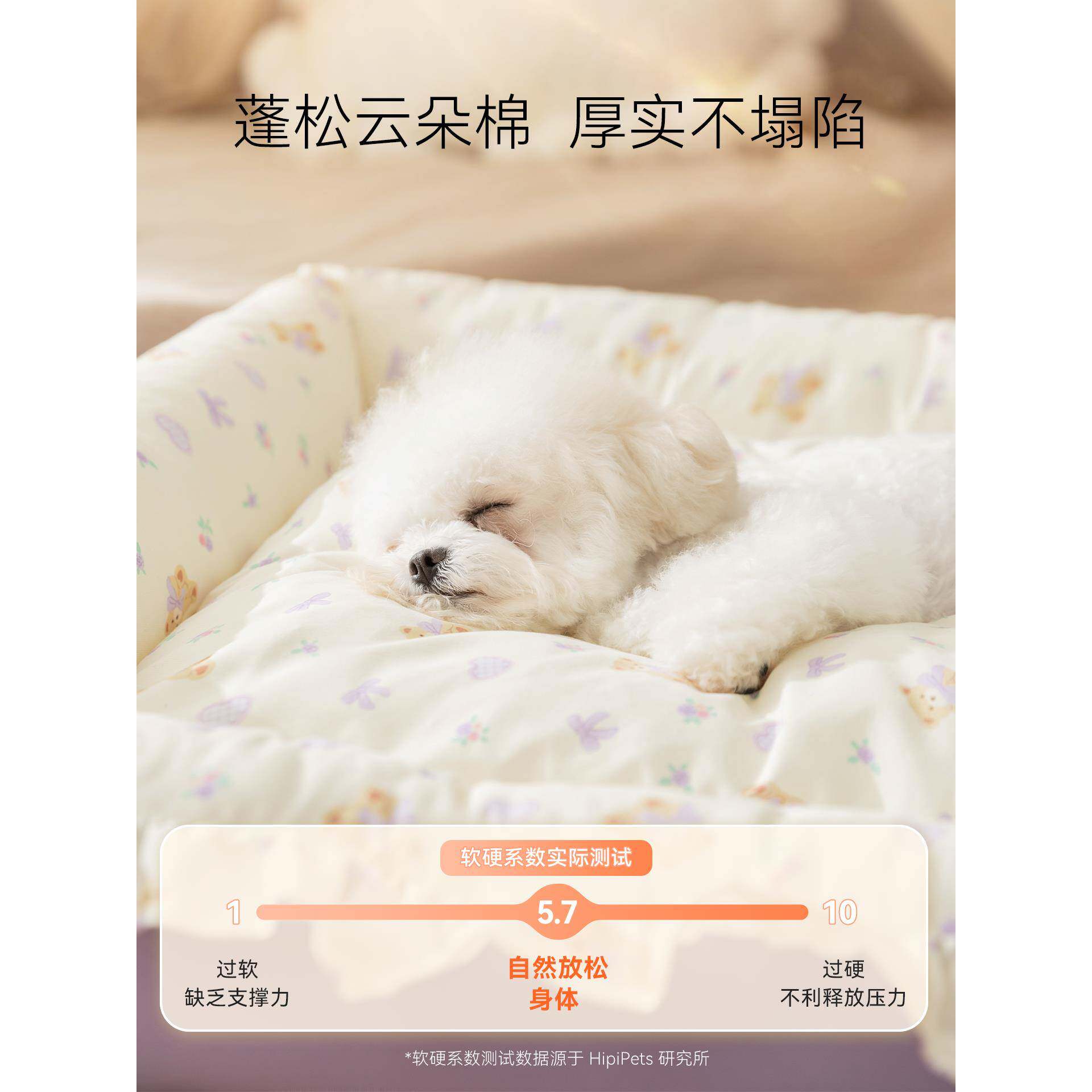 狗四全季通用可窝螺茗春拆洗小型犬狗沙发可睡可躺床乳胶窝大型狗