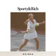 Sporty&Rich 秋冬新品 Tennis系列女士运动休闲百褶裙半身裙短裙