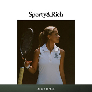Tennis系列女士网球风运动休闲无袖 Sporty&Rich 连衣裙 早春新品