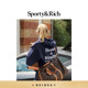 Sporty&Rich Tennis系列女士百搭卫衣短裤 Wealth套装 Health