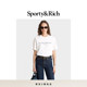Tennis系列男女同款 Health Sporty&Rich Club宽松字母短袖 T恤