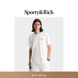 裤 Sporty&Rich 运动休闲宽松短裤 Sports系列男女同款 子 British