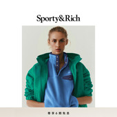 Sporty&Rich 秋冬新品 Hiking系列女士舒适休闲摇粒绒卫衣外套