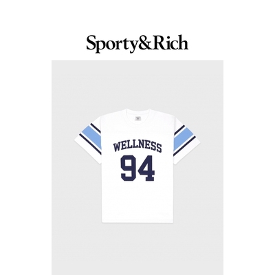 [新品]Sporty&Rich British Sports系列女士Wellness 94棒球T恤