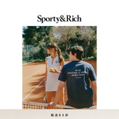 甄选85折 Sporty&Rich Eden Roc联名系列女士老钱无袖 Polo连衣裙