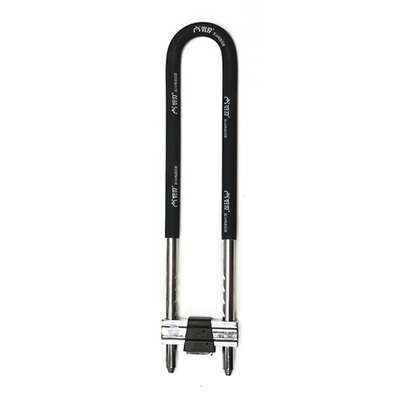 插锁店铺办公室玻璃门锁双门w防盗好汉推拉门u型锁商铺门锁C级锁