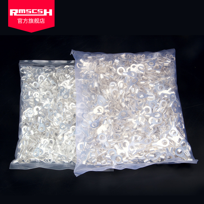 OT0.5/1/1.5/2.5-3/4/5/6/8/10/L12圆形冷压端子欧式接线端头线耳