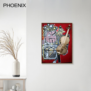 PHOENIX菲妮克斯小提琴装饰画《中国好声音》孟凡书收藏级艺术画