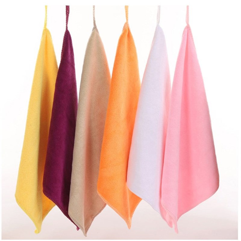 家政保洁专用毛巾厨房清洁餐厅超细纤维35X3P5吸水不掉毛抹布加厚