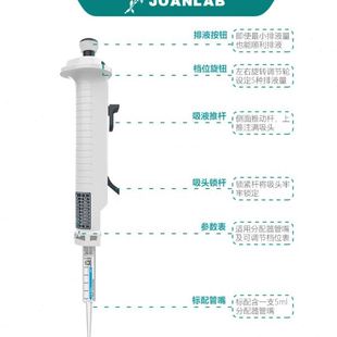 JOANLAB连续分液器实验室可调定量加液器手动分配器2.5 50ml