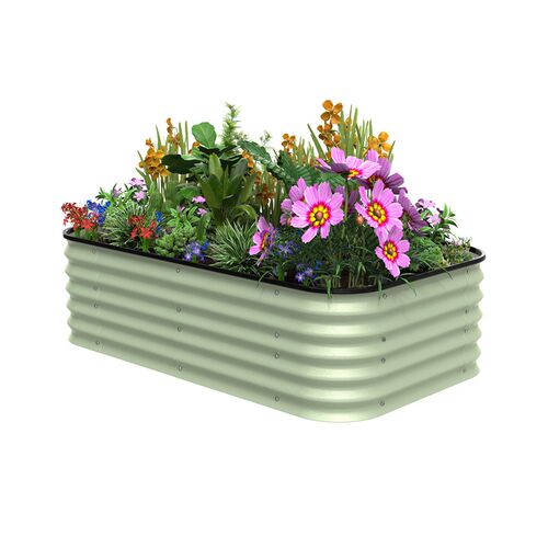 园艺户外蔬菜种植箱花卉果蔬金属种植床可移动便捷式镀锌板花园床