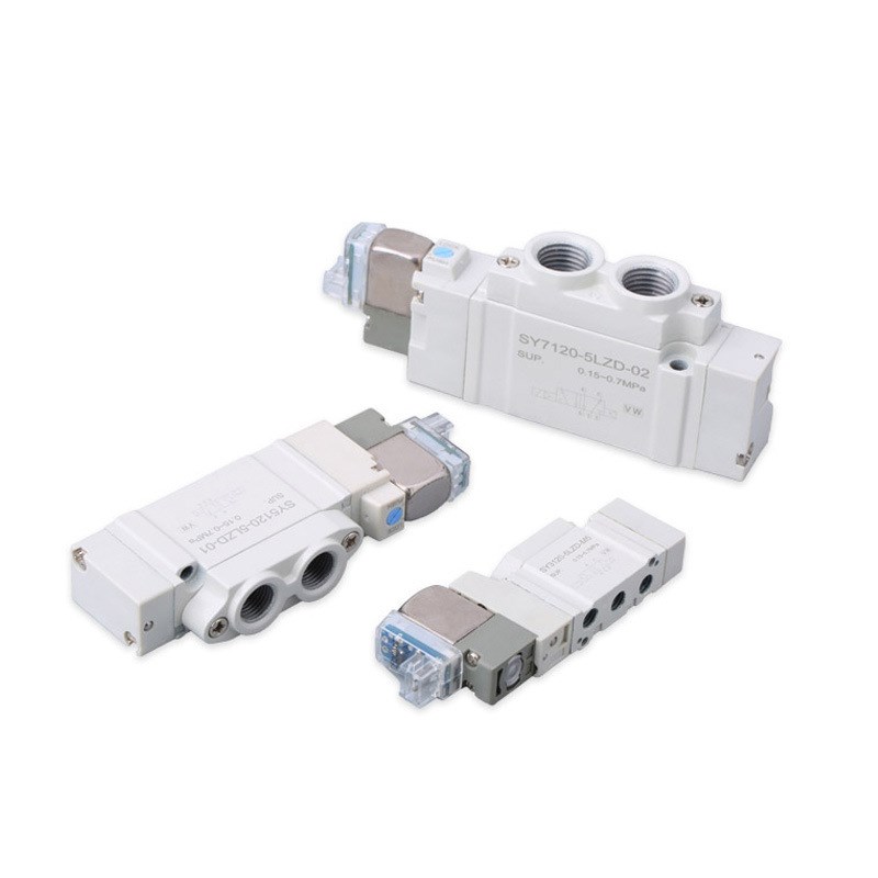SY5120-4LZD-01高频电磁阀SY3120-5LZD-M5电磁阀二位五通阀SY7120